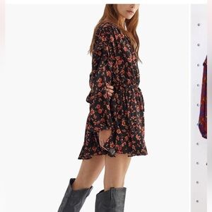 Free People Flowering Fields Floral long sleeve dress